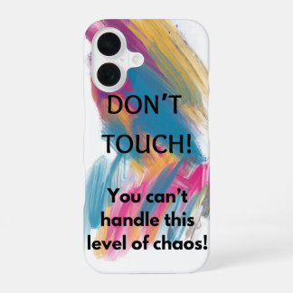 Coque iPhone 16 Ne touchez pas