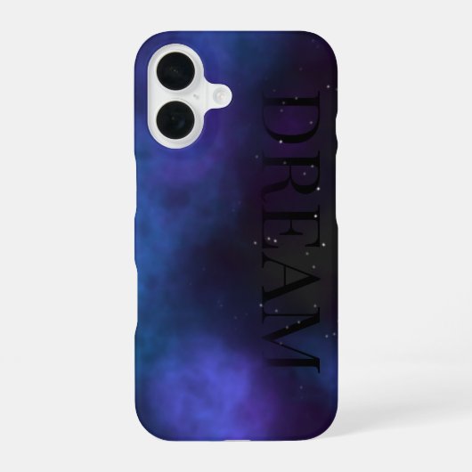 Coque iPhone 16 Nébuleuse de l'espace des rêves (Verso)