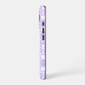 Coque iPhone 16 Nébuleuse Mystique Lilas (Côté gauche)