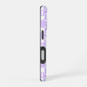 Coque iPhone 16 Nébuleuse Mystique Lilas (Côté droit)