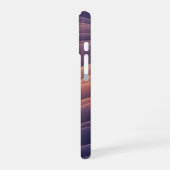 Coque iPhone 16 Nébuleuse ondulée vintage (Côté gauche)