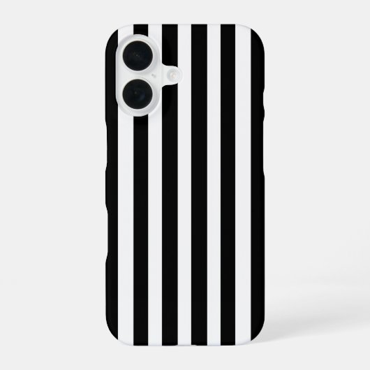 Coque iPhone 16 Neige ébène (Verso)