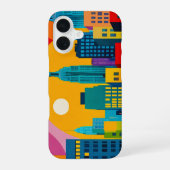 Coque iPhone 16 New York Pop Art (Verso)