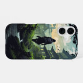 Coque iPhone 16 Ninja Nature Animé (Verso Horizontal)