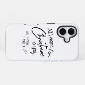 Coque iPhone 16 Noël (Verso Horizontal)