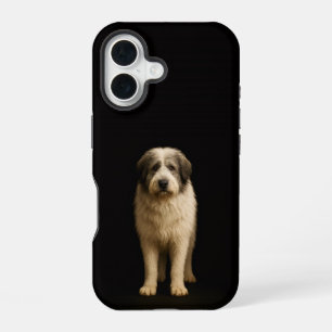 Coque iPhone 16 Noir 4 Luxe iPhone 16 Mate, berger Mioritic