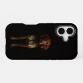 Coque iPhone 16 Noir 4 Luxe iPhone 16 Mate, Pointer Allemand (Verso Horizontal)
