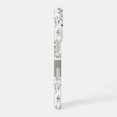 Coque iPhone 16 Nom botanique de fleur sauvage aquarelle (Côté droit)