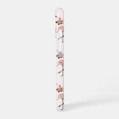 Coque iPhone 16 Nom Corail Rose Flamant (Côté gauche)