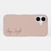 COQUE iPhone 16 NOM MODERNE (Verso Horizontal)