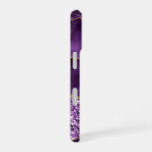 Coque iPhone 16 Nom personnalisé personnalisé Parties scintillant (Côté droit)