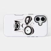 Coque iPhone 16 Nosferatu Vampire Face (Verso Horizontal)