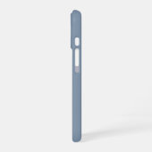 Coque iPhone 16 Note musicale personnalisée Dusty Blue (Côté gauche)