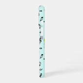 Coque iPhone 16 Notes de musique de trompette (Côté gauche)