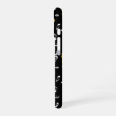 Coque iPhone 16 Notes de musique de trompette Pattern (Côté gauche)