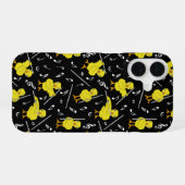 Coque iPhone 16 Notes de musique Flute Chick (Verso Horizontal)