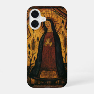 Coque iPhone 16 Notre-Dame de Guadalupe par Pedro Antonio Fresquis