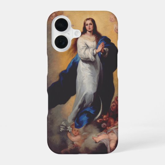 Coque iPhone 16 Notre-Dame de l'Immaculée Conception (Verso)