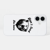 Coque iPhone 16 Nourrissez Pas Les Ours (Verso Horizontal)