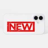 Coque iPhone 16 Nouveau timbre (Verso Horizontal)