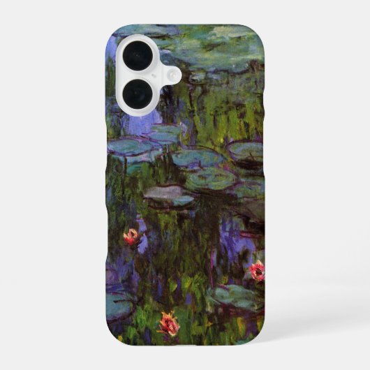 Coque iPhone 16 Nymphéas de Claude Monet (Verso)