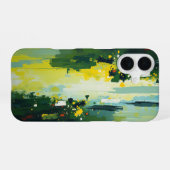 Coque iPhone 16 Oasis Vert: Une Évasion Sérène (Verso Horizontal)