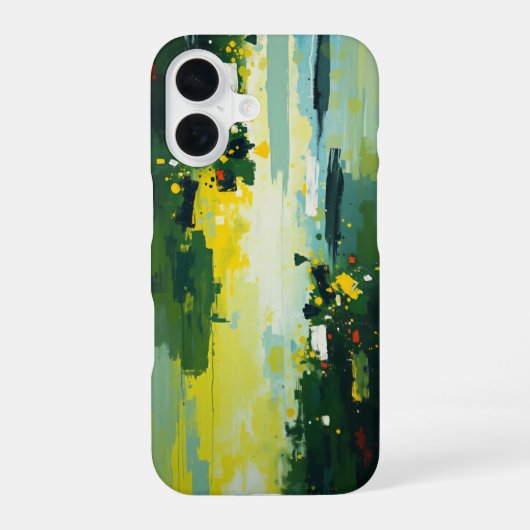 Coque iPhone 16 Oasis Vert: Une Évasion Sérène (Verso)