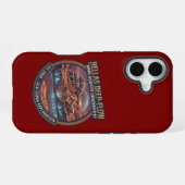 Coque iPhone 16 Observatoire de l'aquifère de Hellas Deep-Flow sur (Verso Horizontal)