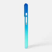 Coque iPhone 16 Ocean Bliss - Moderne Blue Gradient (Côté gauche)