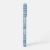 Coque iPhone 16 Ocean Blue Watercolor Stripe Phone Case (Côté droit)