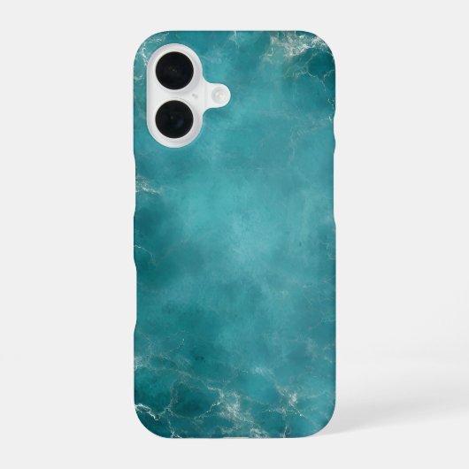 Coque iPhone 16 Océan Sarcelle (Verso)