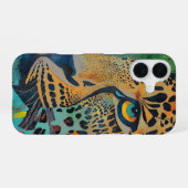 Coque iPhone 16 Oeil du léopard (Verso Horizontal)