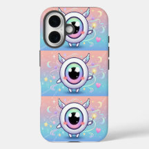 Œil Mauvais Kawaii avec Aura Magique