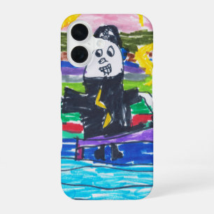 Coque iPhone 16 Oeuvre d'art souvenir d'enfants art ou photo
