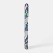 Coque iPhone 16 oiseaux dans le vitrail (Côté droit)