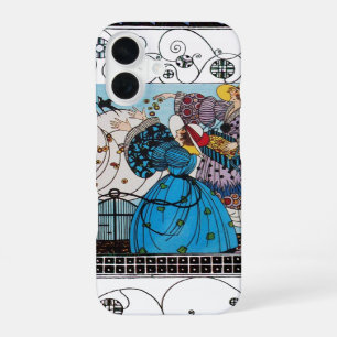 COQUE iPhone 16 OISEAUX ET VOLUTES DE PRINTEMPS / STYLISTE DE MODE