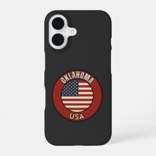 Coque iPhone 16 Oklahoma États-Unis d'Amérique