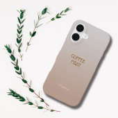 Coque iPhone 16 Ombre Brown Personnaliser le devis et le Coque iph