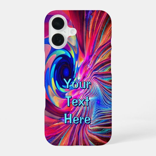 Coque iPhone 16 Onde de torsion (Verso)