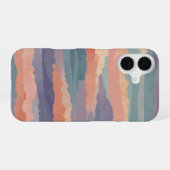 Coque iPhone 16 Ondes Horizon Doux (Verso Horizontal)