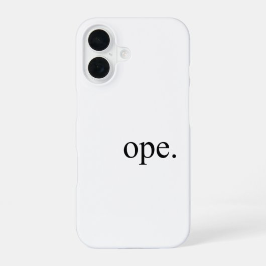 Coque iPhone 16 Ope (Verso)