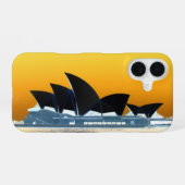 Coque iPhone 16 Opéra de Sydney inversé (Verso Horizontal)
