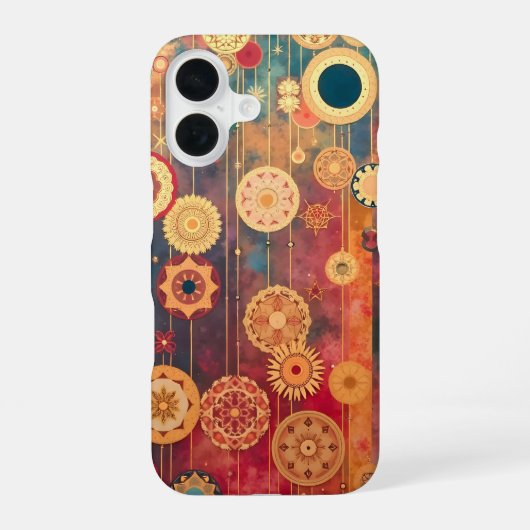 Coque iPhone 16 Or suspendu (Verso)