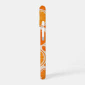 Coque iPhone 16 Orange Burst (Côté gauche)