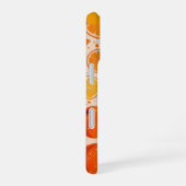 Coque iPhone 16 Orange Burst (Côté droit)