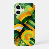 ORANGE VERT JAUNE IRLANDE MOTIFS ABSTRAITS