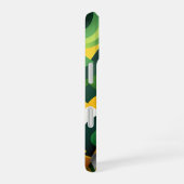 COQUE iPhone 16 ORANGE VERT JAUNE IRLANDE MOTIFS ABSTRAITS (Côté droit)
