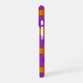 Coque iPhone 16 Orange Violet Et Rouge Conception D'art Graphique (Côté gauche)