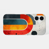 Coque iPhone 16 Orbite rétro - Boîtier téléphonique (Verso Horizontal)