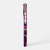 Coque iPhone 16 Orchidée Liquide Flux Holographique (Côté gauche)